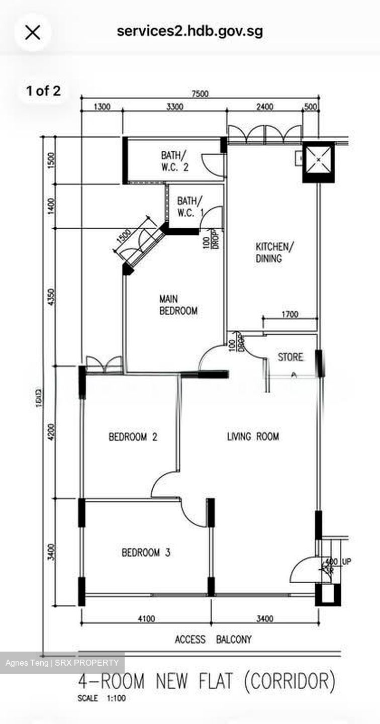 Blk 107 Yishun Ring Road (Yishun), HDB 4 Rooms #590005821
